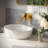 Wall Mounted Bathroom Faucet, Single-handle Bathroom Sink Faucet with Drain Assembly-125423813