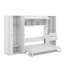 Lit escamotable avec placard, tiroirs et tablettes Murphy-262038993-262038995