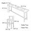 Tables et chaises de comptoir en bois massif-190613197-190613198