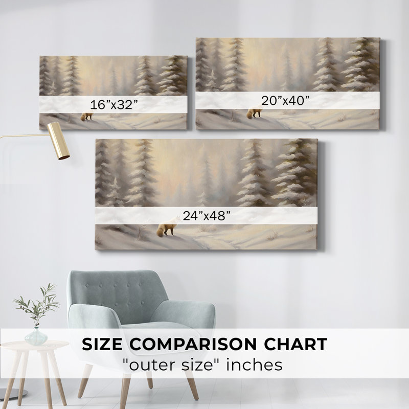 Landscape Series - CCDVII - Stretched canvas with frame - Ready to hang, H 16 po x l 32 po