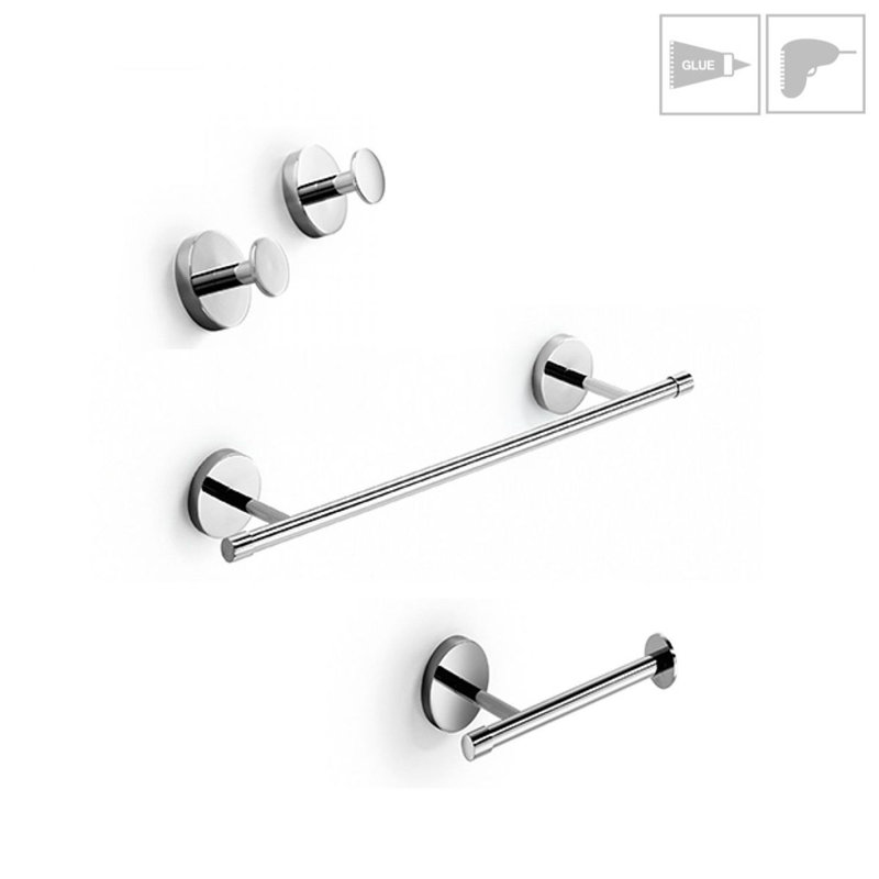 Ensemble de quincaillerie de salle de bain 4 pièces Duemila