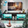 TV Stand for TVs up to 70 inch, Gaming Entertainment Center for PS5, LED TV Cabinet with Glass Shelves