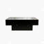 Table basse avec plateau coulissant, table centrale avec compartiment de rangement caché-2092764863