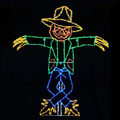 Scary Terry Scarecrow LED Display
