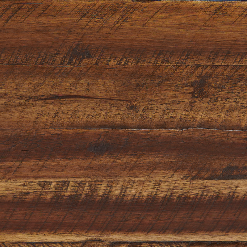 Banc de hall d'entrée en bois massif Daryl Durango