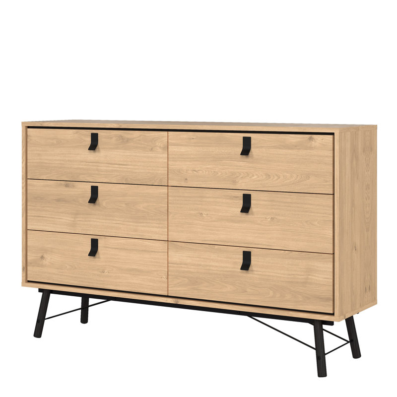 Cola 150.3 cm W Chest of 6 Drawers