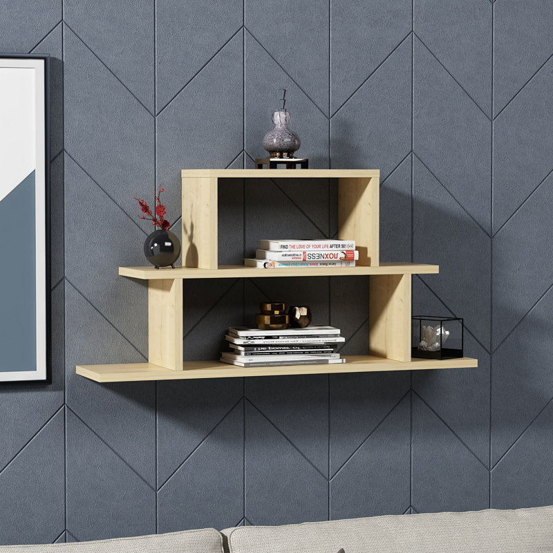 Locelso Floating Shelf, Natural