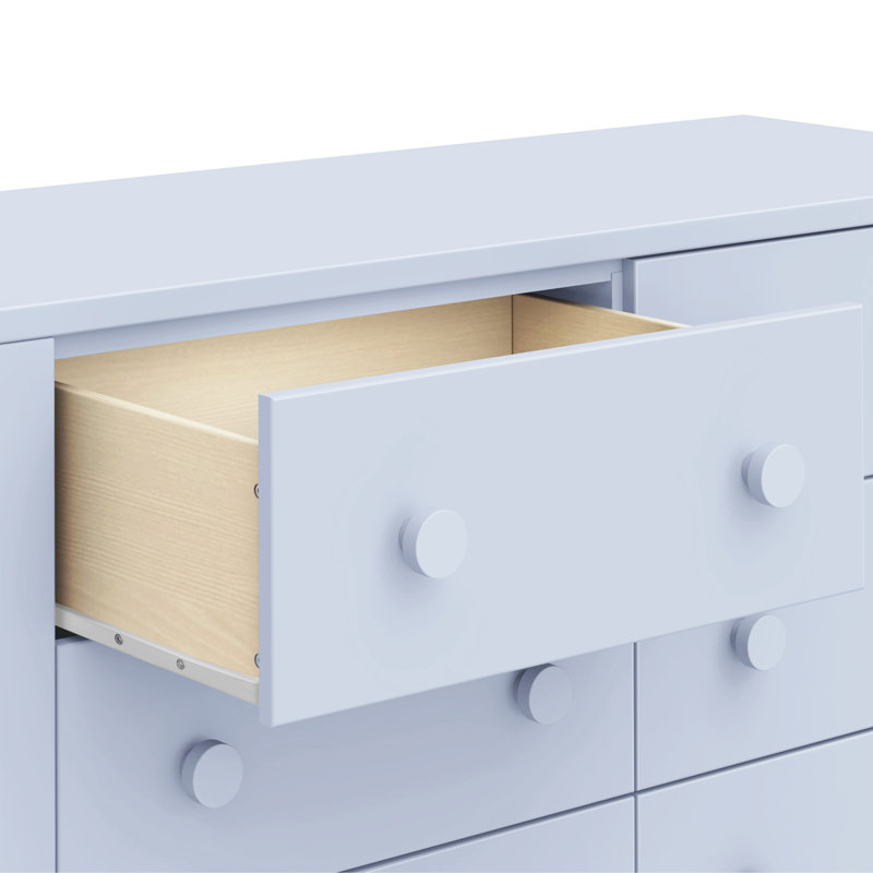 Commode 6 tiroirs Sammy, Bleu poudre