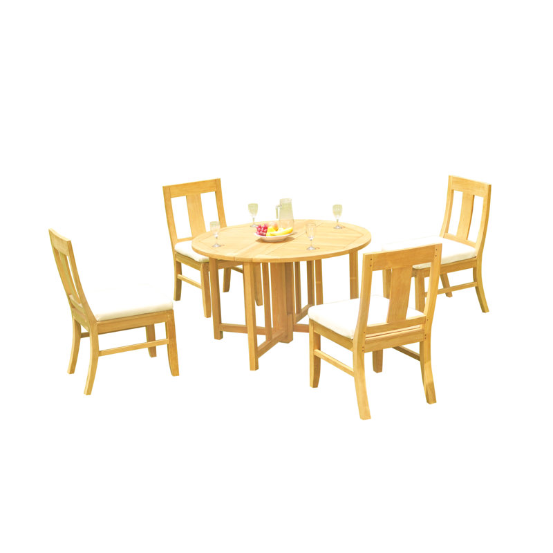 Ensemble repas d'extérieur rond 48 po L Osborne, 4
