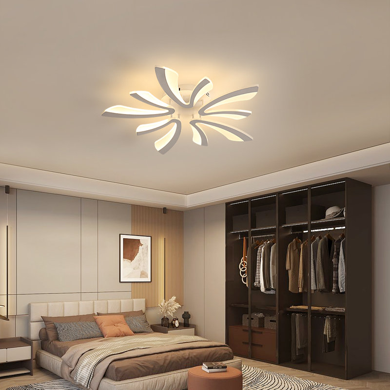 Dimmable 5-Light LED Flush Mount Ceiling Light
