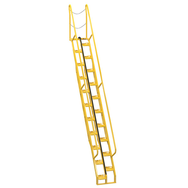 Vestil 21 - Step Steel Straight Ladder | Wayfair