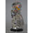 Kristopher Clown Plays the Drams Resin Statue Silver finish - Size: 6"L x 6"W x 16"H.