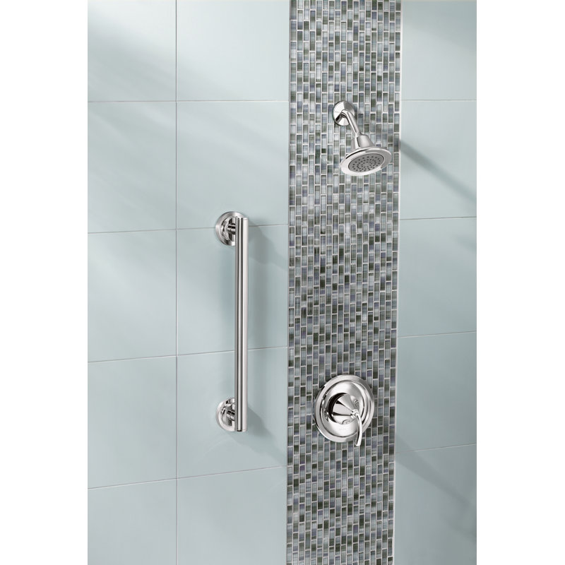 Iso Grab Bar, 3.25" H x 27.25" W x 2.75" D, Chrome