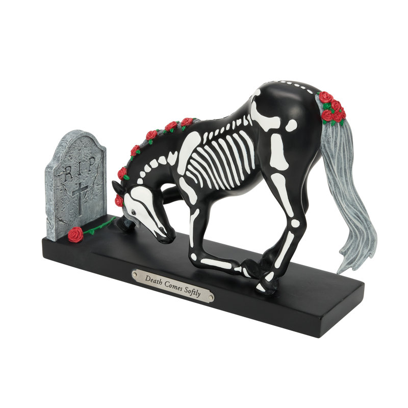 Figurine Enesco La traînée des poneys peints, la mort d'Halloween, 5,7 pouces