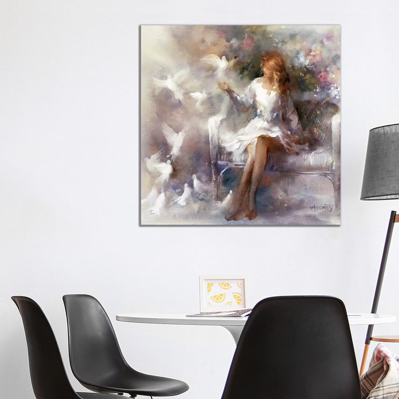 White Dreams by Willem Haenraets - Wrapped Canvas Print, 93.98 cm H x 93.98 cm W x 3.175 cm D
