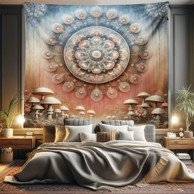 Tapisserie en microfibre, H 104 po x l 88 po