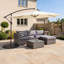 Aviva 4 Seater Rattan Corner Sofa Set