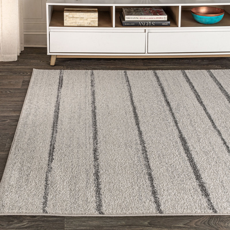 Striped Area Rug, Rectangle 122 x 183cm