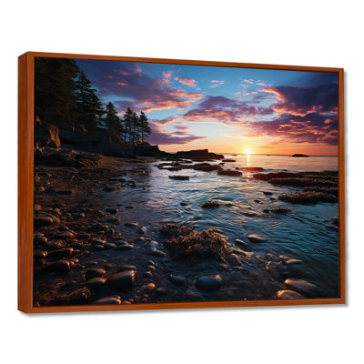 Coucher de soleil au parc national Acadia USA - art mural États-Unis