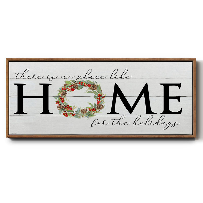 Home for the Holiday - Toile encadrée, H 24 po x l 60 po