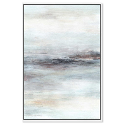 Restless Sea Canvas Print Earthy Wall Art by Art Remedy