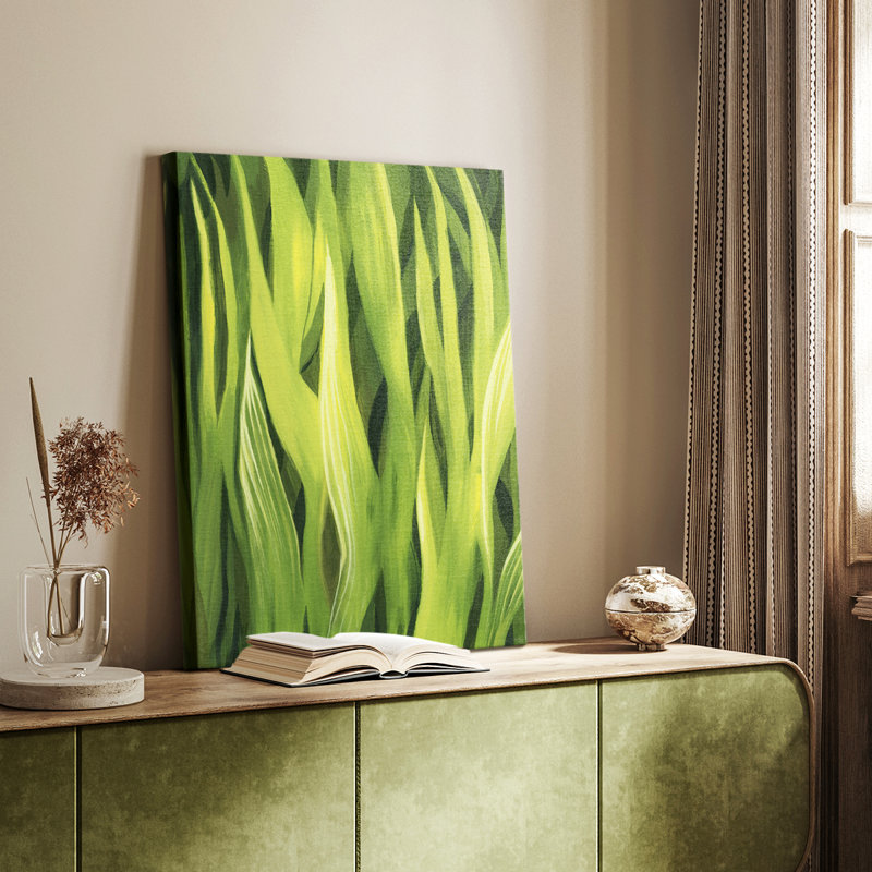 Blades of Grass I - Gallery Cavas sur mesure, H 27 po x l 18 po
