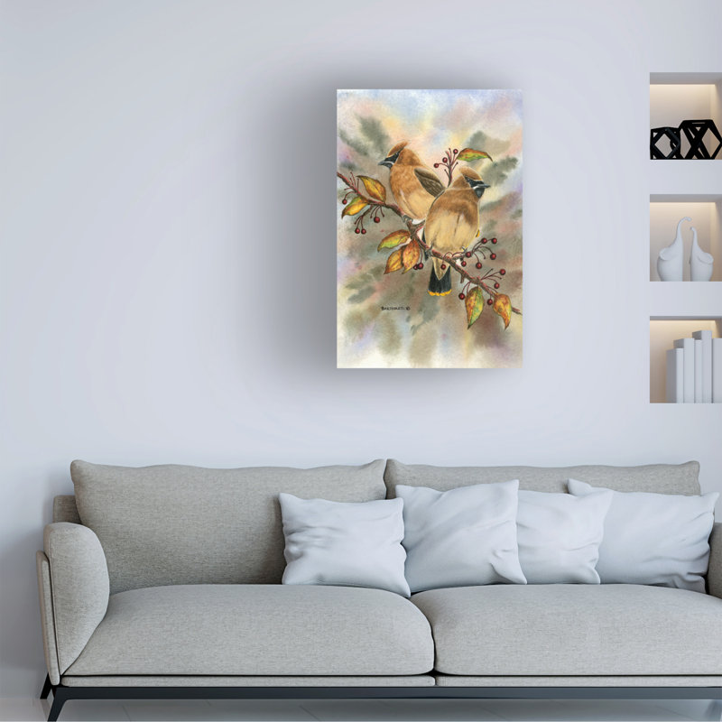 Art sur toile cèdre bolognaise, bolologia Dave, H 12 po x l 19 po