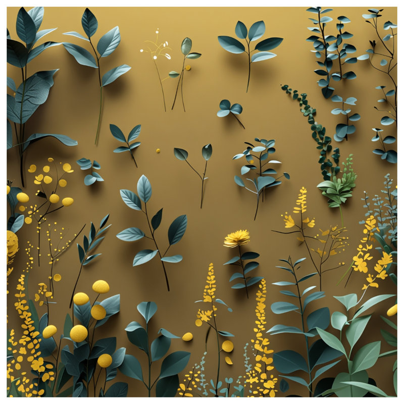 Édredon Botanical Bedding, Grand lit