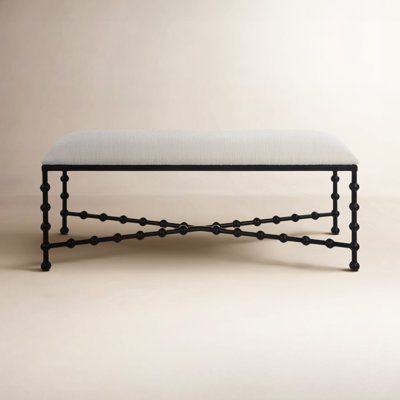 Capri Polyester Upholstered Storage Bench