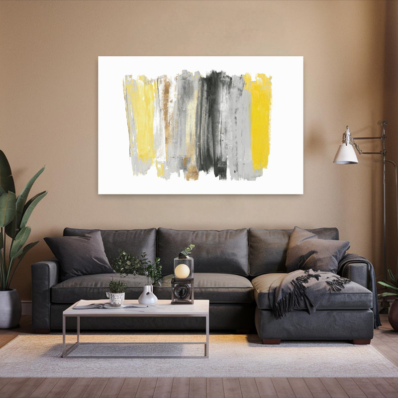 Art moderne moderne audacieux, H 40 po x l 60 po