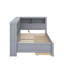 Lit de jour simple avec tiroirs, tablette et port USB