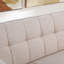 Canapé-lit en lin doux avec coussins décoratifs de 55,5 po de largeur Dewart (ensemble de 2)-106913272