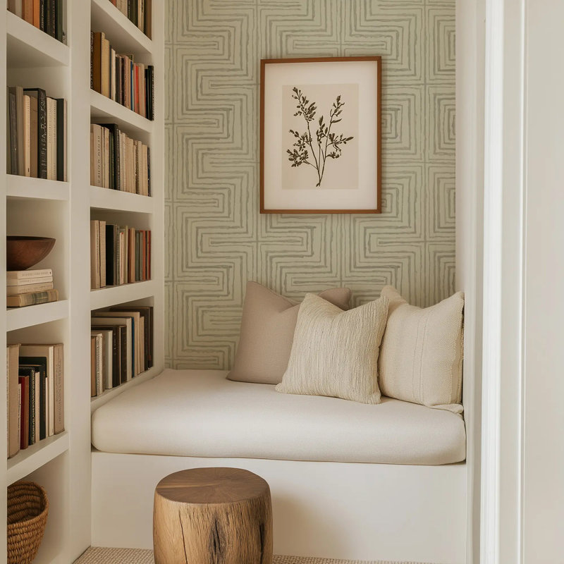 Cornered - Wallpaper, Linen, Premium Paper