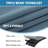 100% Blackout French Door Curtain Privacy French Door Blinds Light Blocking Curtain for Sliding Glass Door Thermal Insulated Tie Up Shade,1 Panel-479671328-479671318