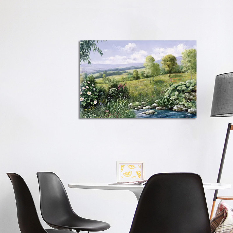 Summer Time by Peter Motz - Wrapped Canvas Painting, 101.6 cm H x 66.04 cm W x 3.175 cm D
