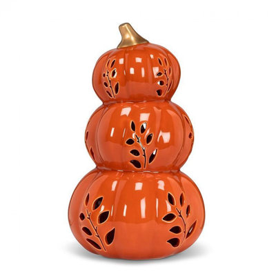 Figurine de citrouilles empilées