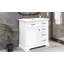 Meuble-lavabo 36 po avec lavabo, lavabo en céramique, 2 tiroirs basculants, charnières de porte à fermeture en douceur-126271366
