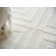 Tovello Modern Handmade Silky Nylon White Area Rug