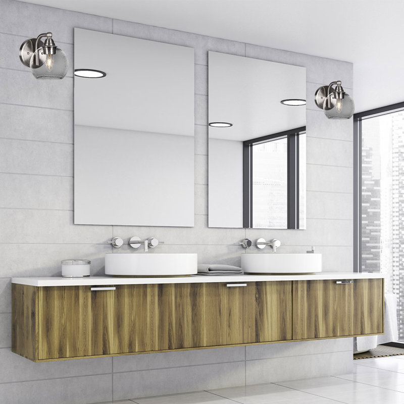 Ahern 1-Light Wall Sconce, Brushed Nickel