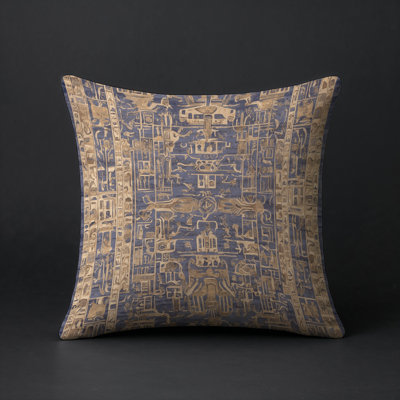 Modern Contemporary Indoor and Outdoor Throw Pillow