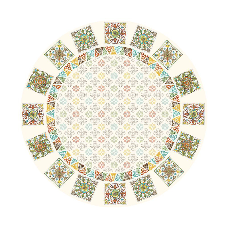 Under the Golden Sun Round Tablecloth