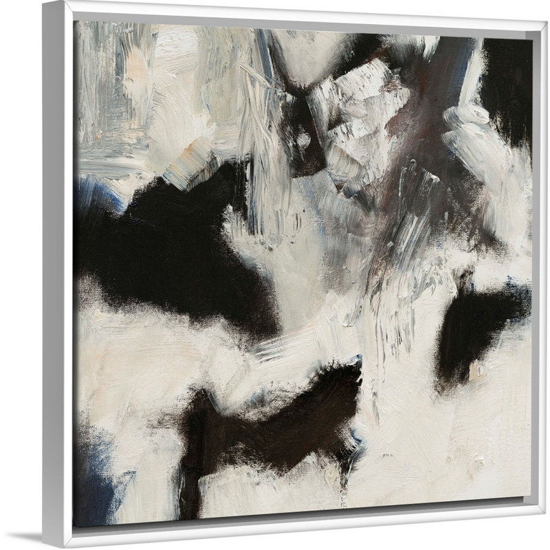 «All the King's Horses» par Bradford Brenner - reproduction d'art sur toile, Cadre flottant blanc