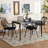 Hileman 4 - Person Rattan Dining Set