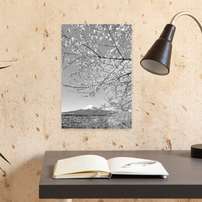 Dashiell Contemporary Art Abstract Contemporary Cherry Tree Flower Landscape Wall Art - Wrapped Canvas Print