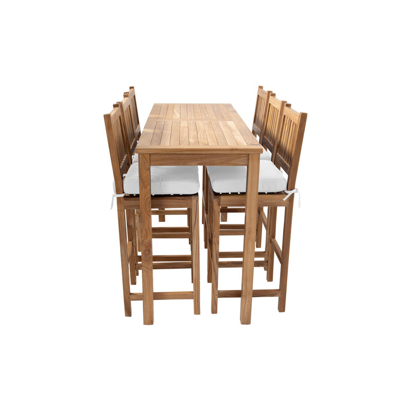 Huntington 7 - Piece Solid Wood Dining Set, Sapphire