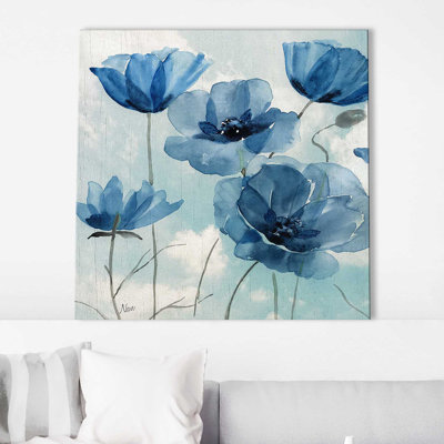 «Springing up Blue I» par Nan - Peinture