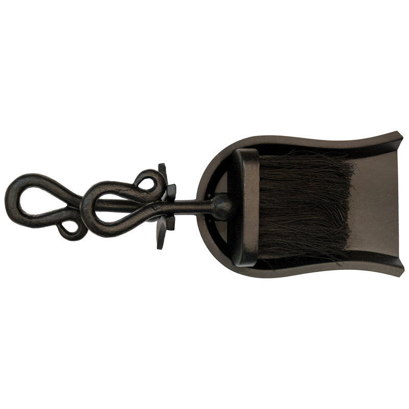 Luxembourg Iron Fireplace Tool Set, Black