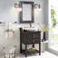 Applique murale d'intérieur en nickel brossé 1 lumière Oxa Spadaro l 6 po