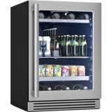 Presrv Pro 24 In. 7-Bottle And 88-Can Single Zone Beverage Cooler