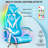 Hoffree Massage Ergonomic Gaming Chair with Bluetooth Speakers and RGB LED Lights-100105949